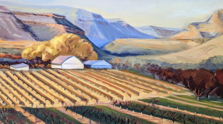 Nancy Lewis "My First Painting in Palisade"